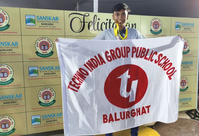 CBSE FAR EAST ZONE SWIMMING COMPETITION 2025 - Gold